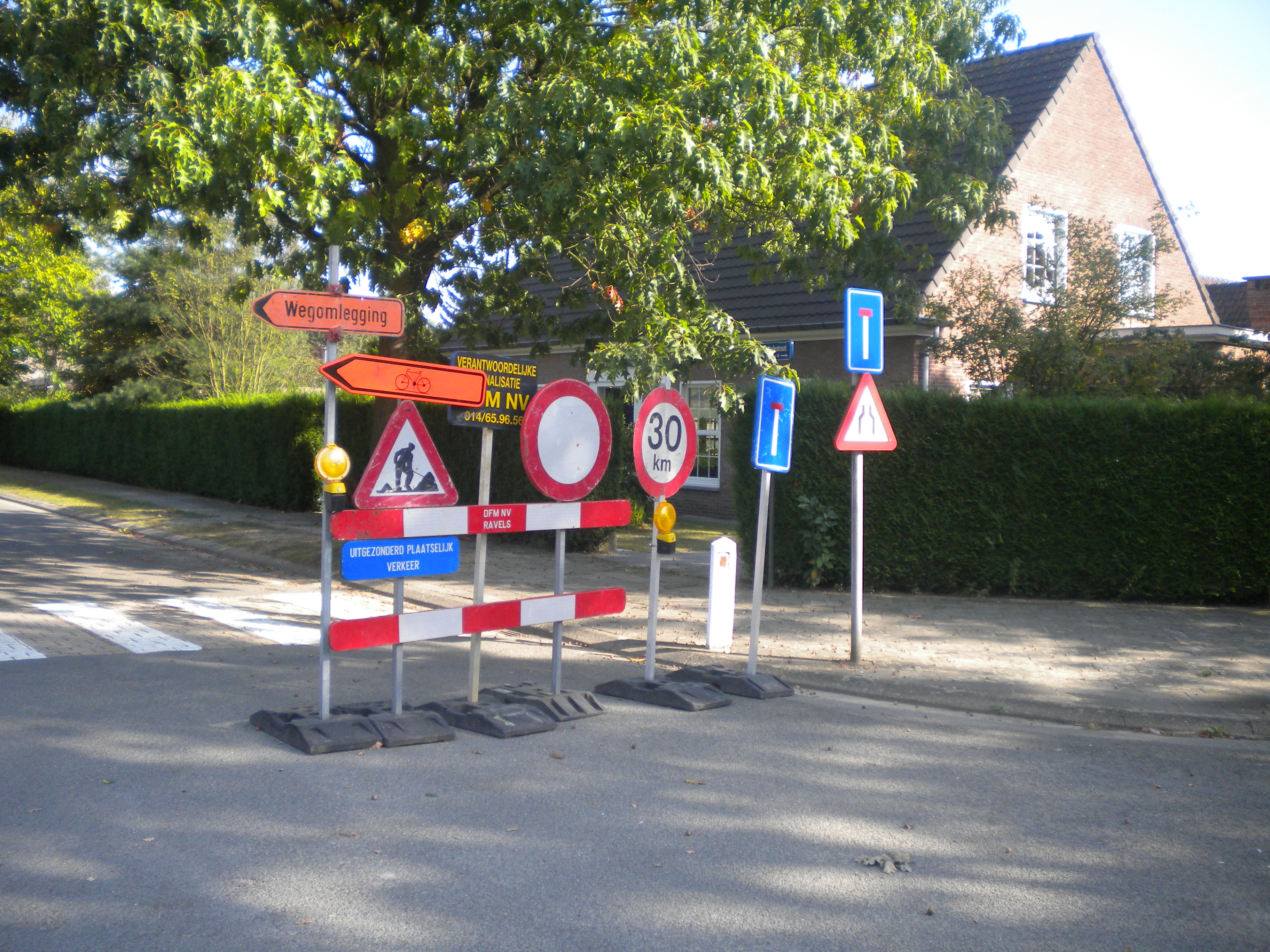 Wegenwerken en Plakoatjes